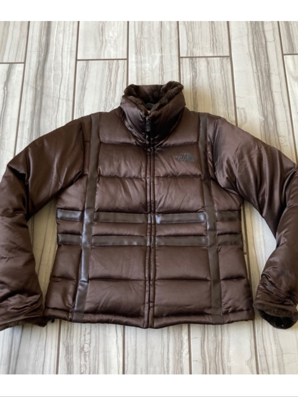 The North Face 550 Brown Puffer Jacket EUC- Women's Insulated Coat